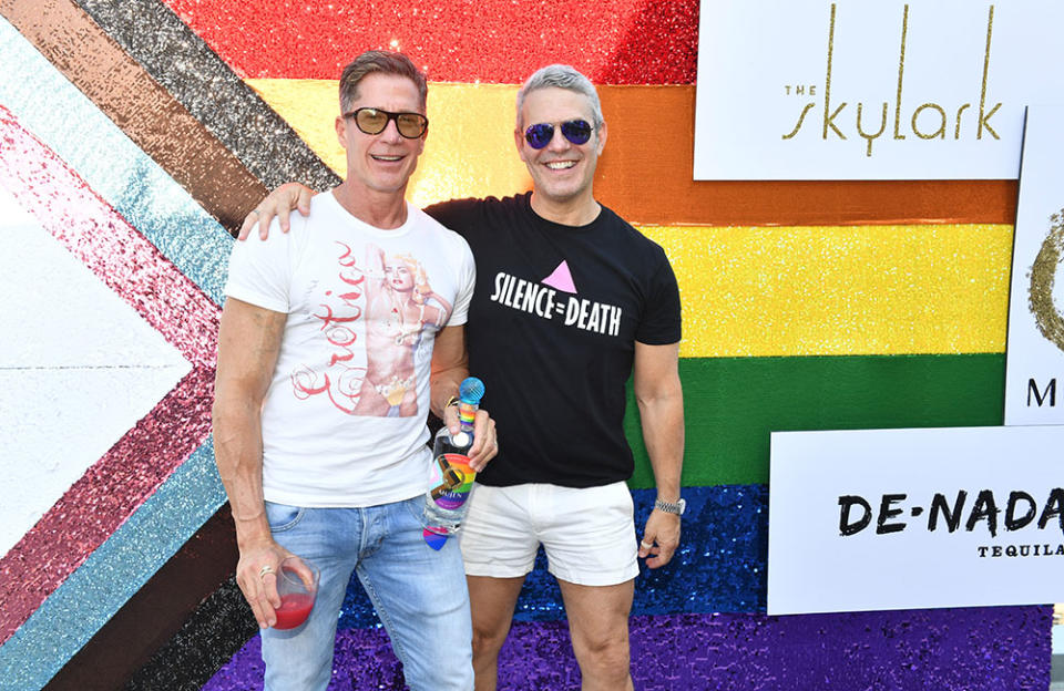 Bruce Bozzi and Andy Cohen - Credit: Noam Galai/Getty Images