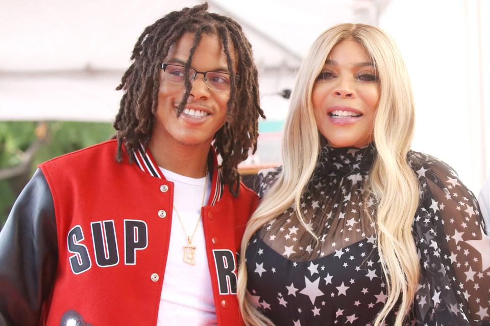 Wendy Williams and son, Kevin Hunter Jr. attend the ceremony honoring Wendy Williams with a Star on The Hollywood Walk of Fame held on October 17, 2019 in Hollywood, California.