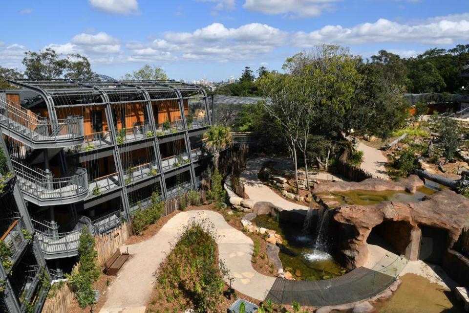 The wildlife retreat and accommodation at Taronga Zoo