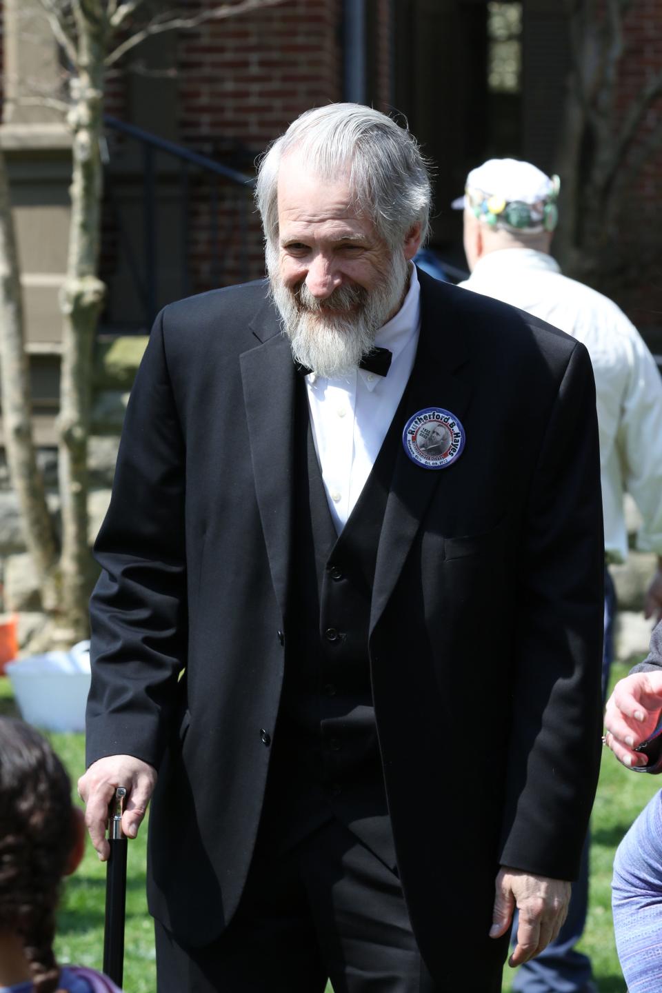 President R.B. Hayes was on hand for the annual Hayes Easter Egg Roll, at Spiegel Grove on Saturday.