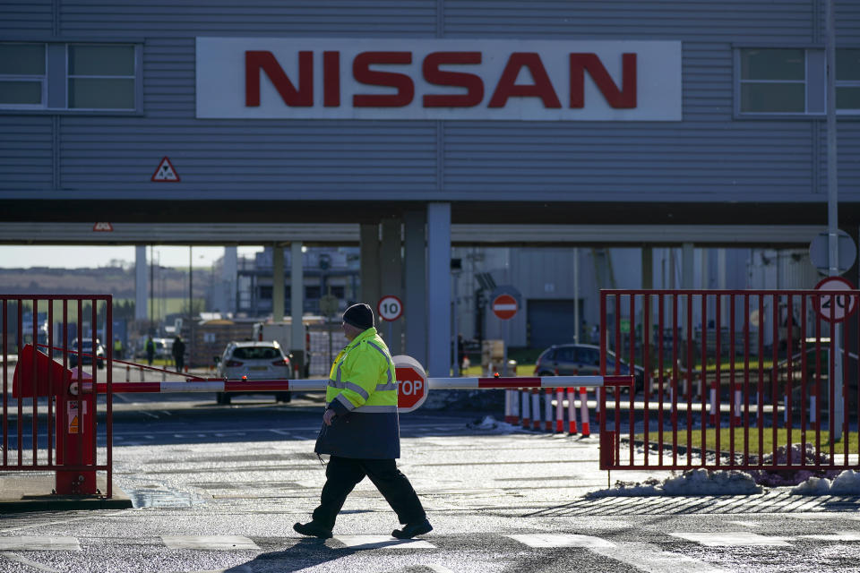 SUNDERLAND, ENGLAND - FEBRUARY 04: A general view of signage at the Sunderland car assembly plant of Nissan on February 04, 2019 in Sunderland, England. Nissan has announced to workers that the next-generation X-Trail will be made in Japan and not at it's Sunderland manufacturing plant. (Photo by Christopher Furlong/Getty Images)