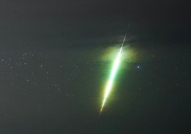 Draconid meteor shower