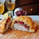 <p>You've already had plain turkey this year. This time, dress it up a bit.</p><p>Get the recipe from <a href="http://www.rockrecipes.com/cranberry-hazelnut-turkey-wellington/" rel="nofollow noopener" target="_blank" data-ylk="slk:Rock Recipes;elm:context_link;itc:0;sec:content-canvas" class="link ">Rock Recipes</a>. </p>