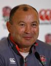 Britain Rugby Union - England Training & Press Conference - Pennyhill Park, Bagshot, Surrey - 24/2/17 England Head Coach Eddie during the press conference Action Images via Reuters / Andrew Boyers Livepic