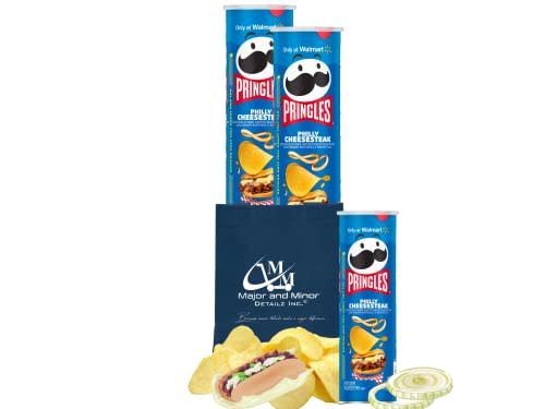 Limited Edition Philly Cheesesteak Pringles Potato Crisps Chips| Reusable Tote | Custom Bundle Set