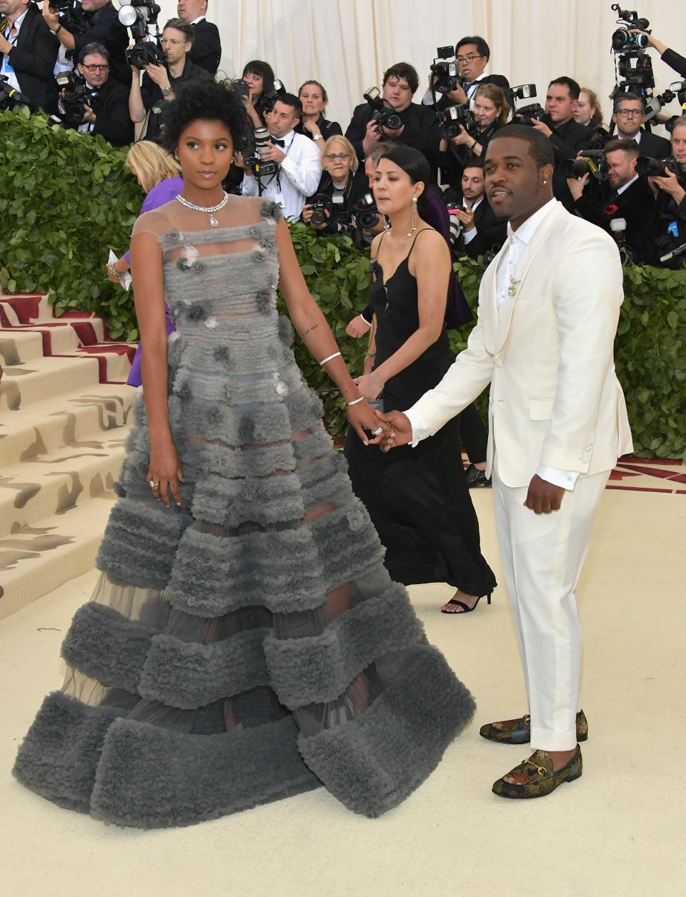<h1 class="title">Renell Medrano and A$AP Ferg in Tiffany & Co. jewelry</h1><cite class="credit">Photo: Getty Images</cite>