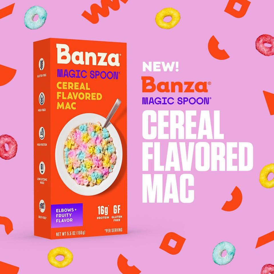 Banza x Magic Spoon Cereal-Flavored Mac