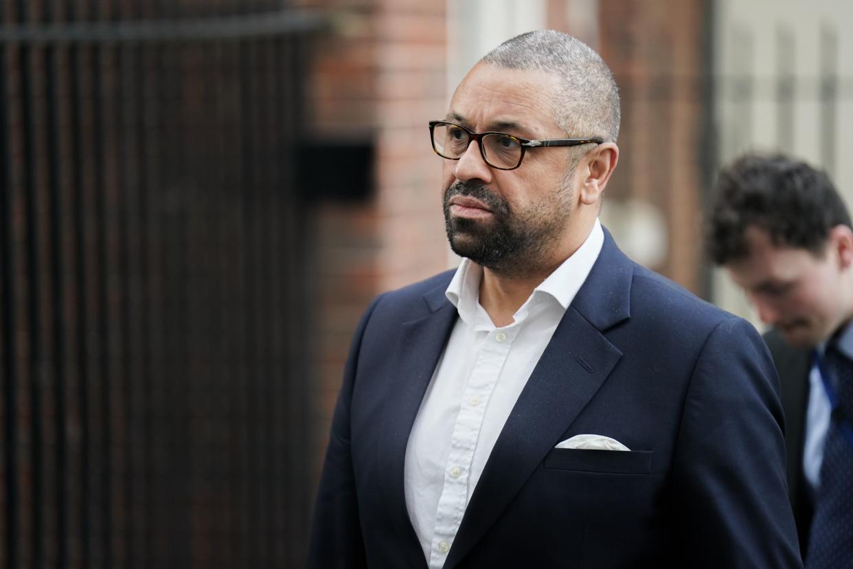Foreign secretary James Cleverly (PA)