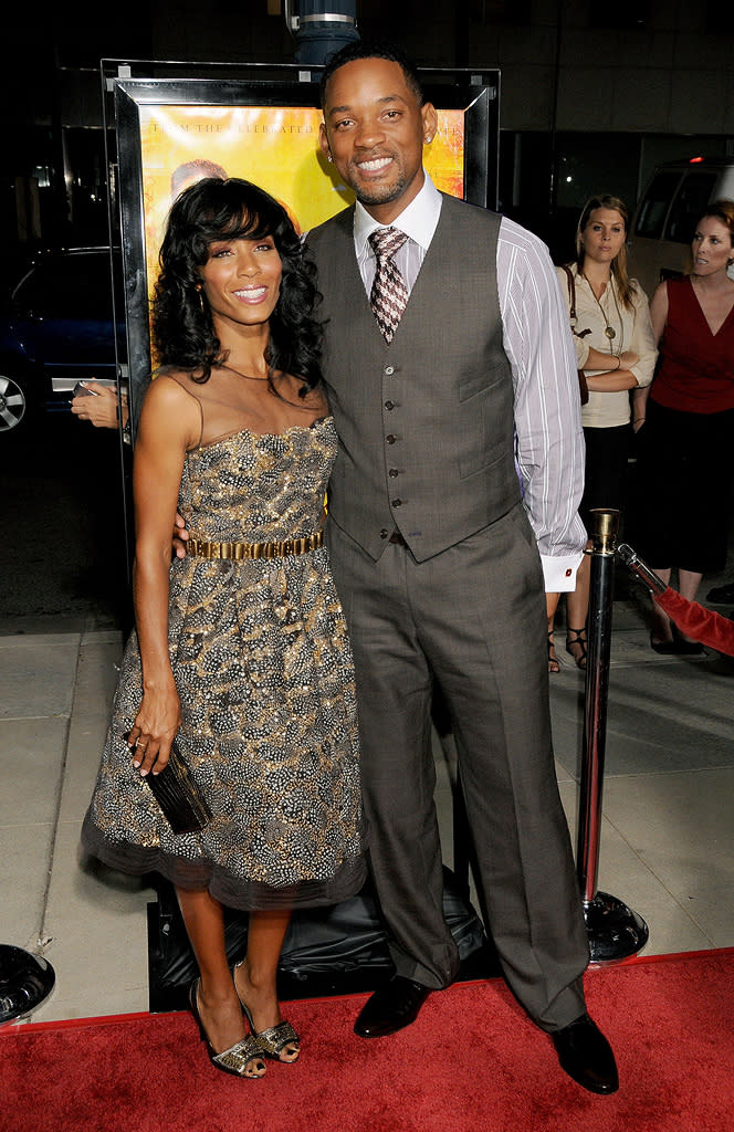 The Secret Life of Bees LA Premiere 2008 Jada Pinkett Smith Will Smith