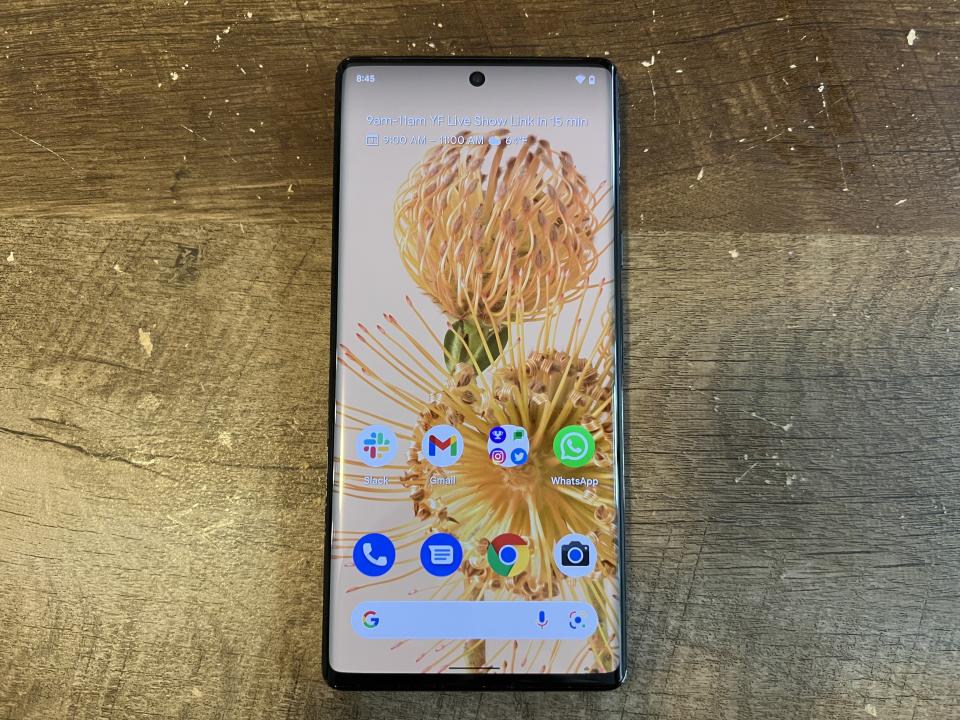 The Pixel 6 Pro sports a massive 6.7-inch display, and offers plenty of performance. (Image: Howley)