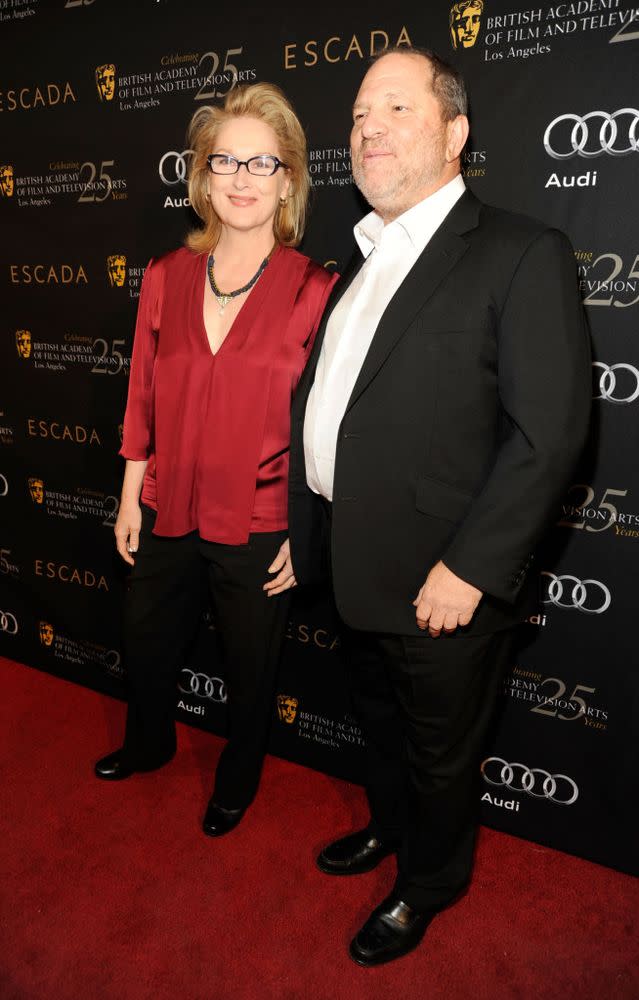 Meryl Streep and Harvey Weinstein