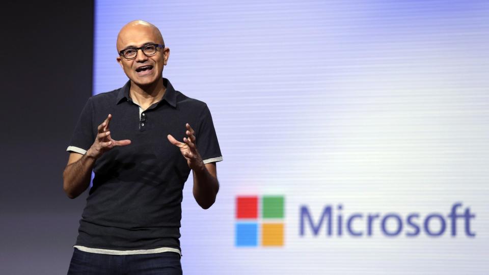 Microsoft-Chef Satya Nadella. Foto: Elaine Thompson/AP