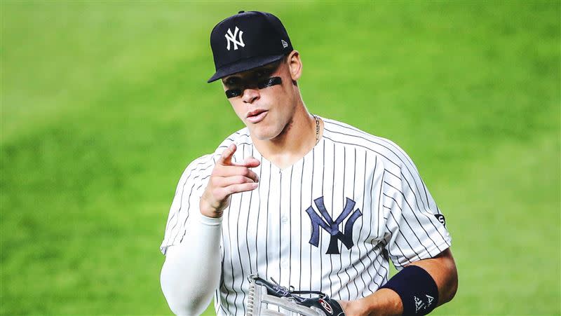 「法官」賈吉（Aaron Judge）傷後復出首戰4打數吞3K。（圖／翻攝自洋基推特）