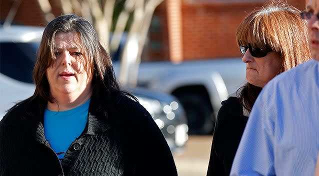 Cathy Mardis, left, and Samantha Few, grandmothers of Jeremy Mardis. Photo: AP