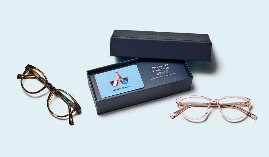 <strong><a href="https://fave.co/2Khvi5h" target="_blank" rel="noopener noreferrer">Warby Parker</a></strong> is the new standard when it comes to prescription glasses. Whether he needs a new pair of reading spectacles or a fashionable pair of shades, dad will be pleased to <strong><a href="https://fave.co/2Khvi5h" target="_blank" rel="noopener noreferrer">pick his own with a gift card</a></strong>.