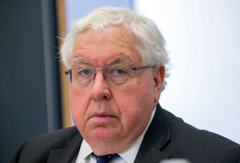 John Christian Kornblum, retired American diplomat, former US ambassador to Germany, takes part in a press conference of the 'Museum at Checkpoint Charlie NOW' initiative. Jens Büttner/dpa-Zentralbild/dpa