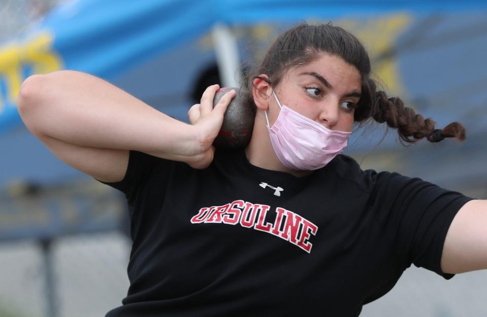 Gabriella Paolella of Ursuline track and field is the Delaware Online Athlete of the Week for Week 5 of the winter season.