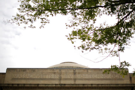 A sign marks the Rogers Building at the Massachusetts Institute of Technology (MIT) in Cambridge, Massachusetts, U.S., May 13, 2016. REUTERS/Brian Snyder