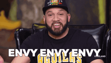 The Kid Mero saying "envy envy envy"