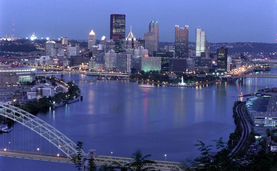 The Pittsburgh skyline