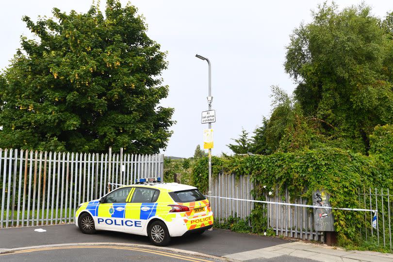 Police cordon on Grace Road