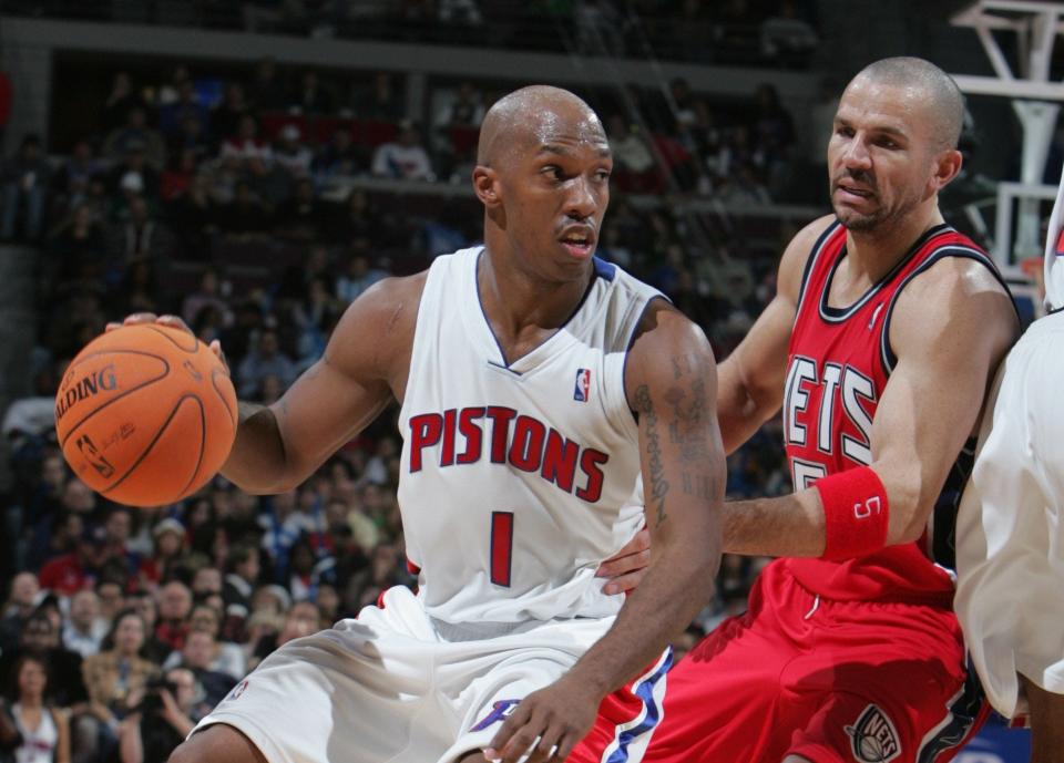 Chauncey Billups was part of the Detroit Pistons' playoff run during the 2005-06 season.