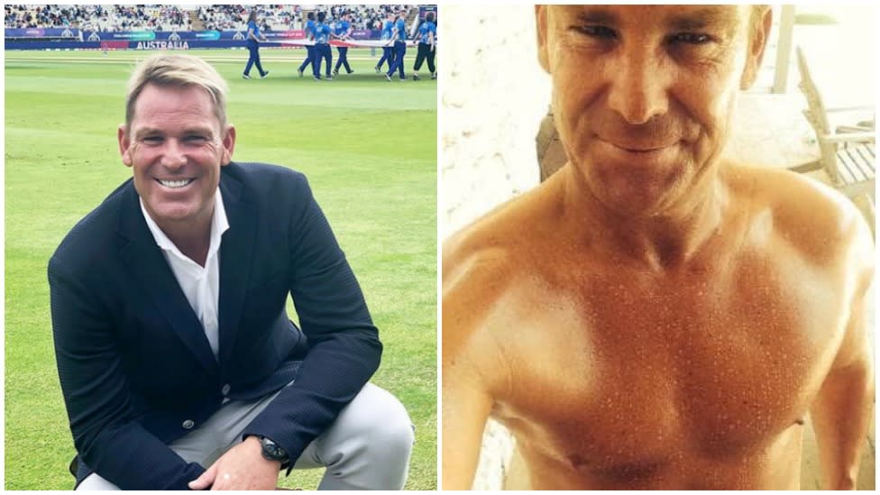 Cricketer Shane Warne has revealed the secret behind his recent weight loss. Photo: Instagram/shanewarne23/