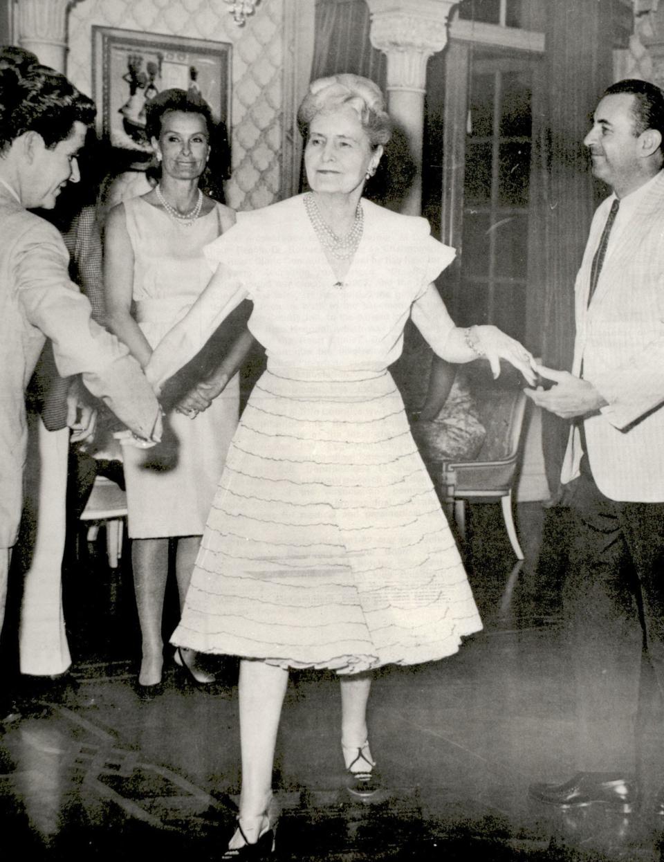 Marjorie Merriweather Post grew tired of the dinner-and-ballroom-dancing routine, so she she started hosting square dances.