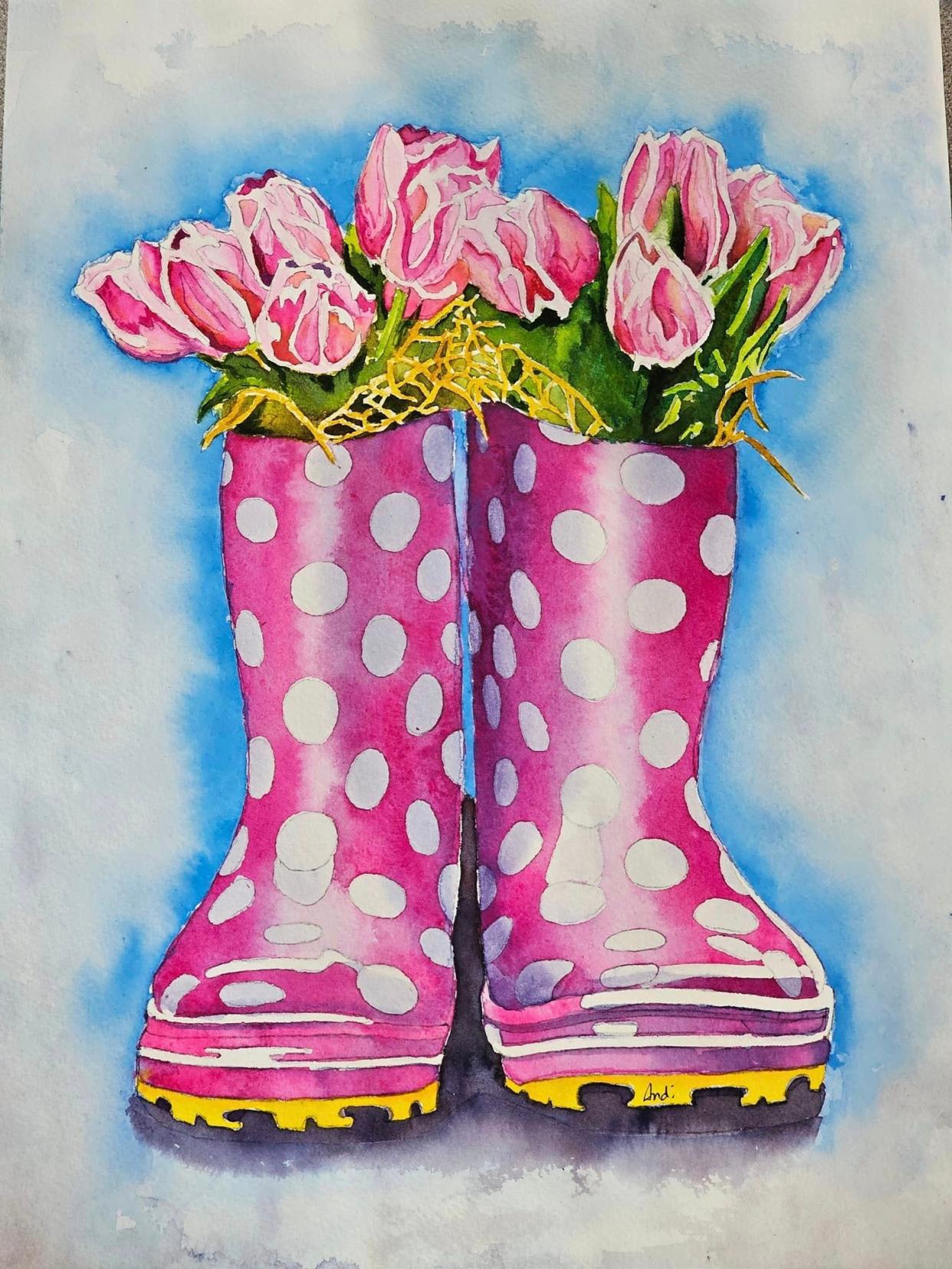 An exhibit by artist Andi Rogers, of Berlin, will be on display through June 30 at Thrasher Opera House in Green Lake.
