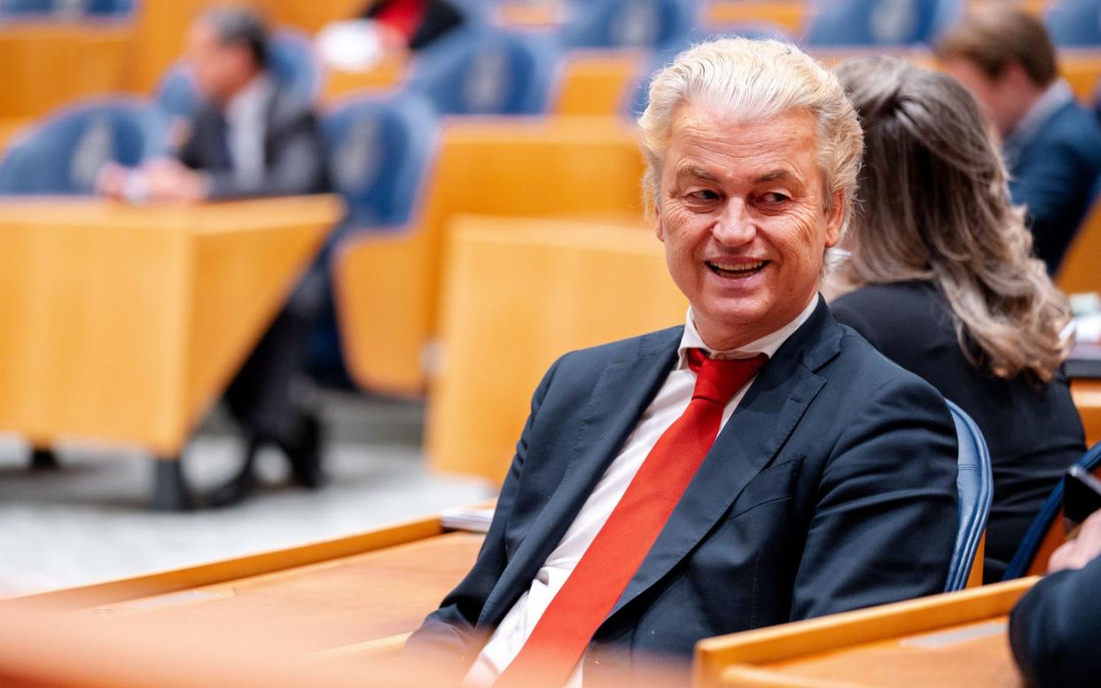 Geert Wilders has so far failed to form a coalition government after his surprise election win last year