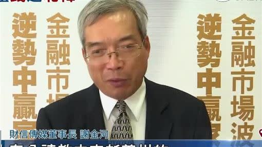 財信傳媒董事長謝金河（圖／資料照）