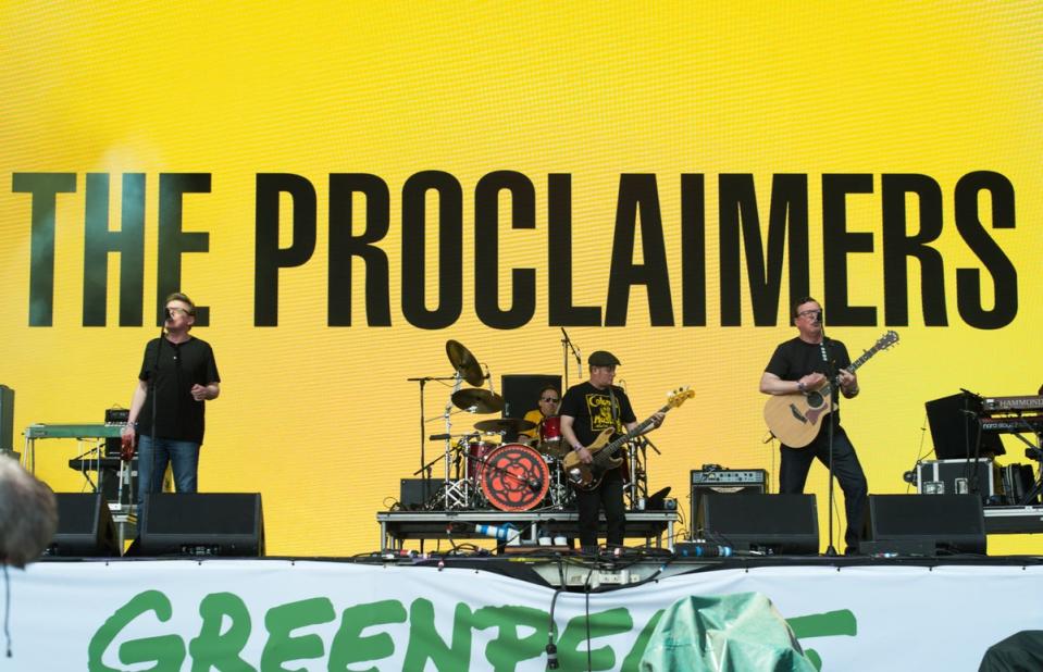 The Proclaimers on stage at Glastonbury in 2019 (Getty Images)