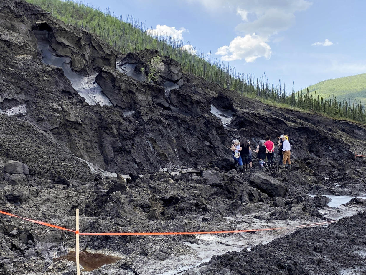 Nun cho ga was discovered at Treadstone Mine on Eureka Creek, Yukon. (Photo via Government of Yukon)