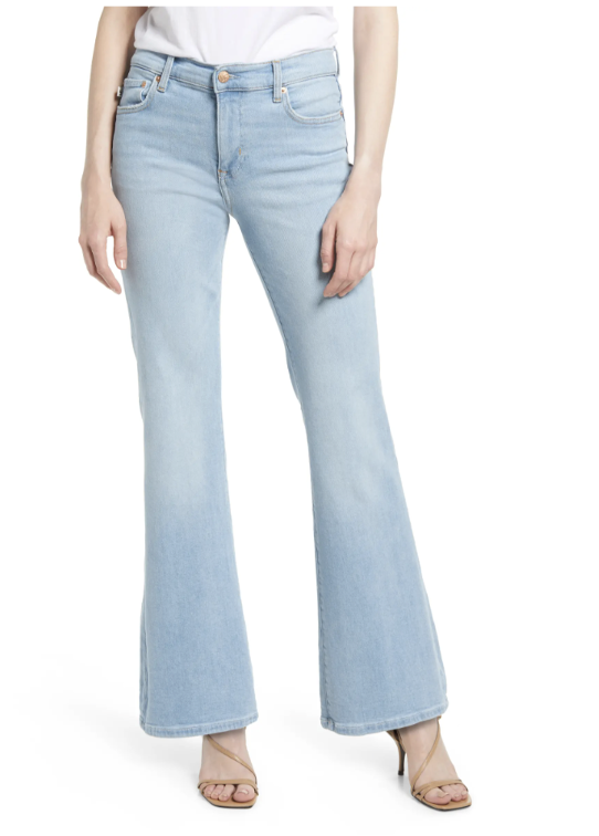 9) River Flare Leg Jeans