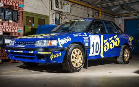 1993 Subaru Legacy Group A rally car, as driven by Ari Vatanen and Richard Burns