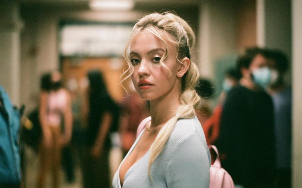 Sydney Sweeney stars as lonely romantic Cassie in the provocative HBO show Euphoria - HBO