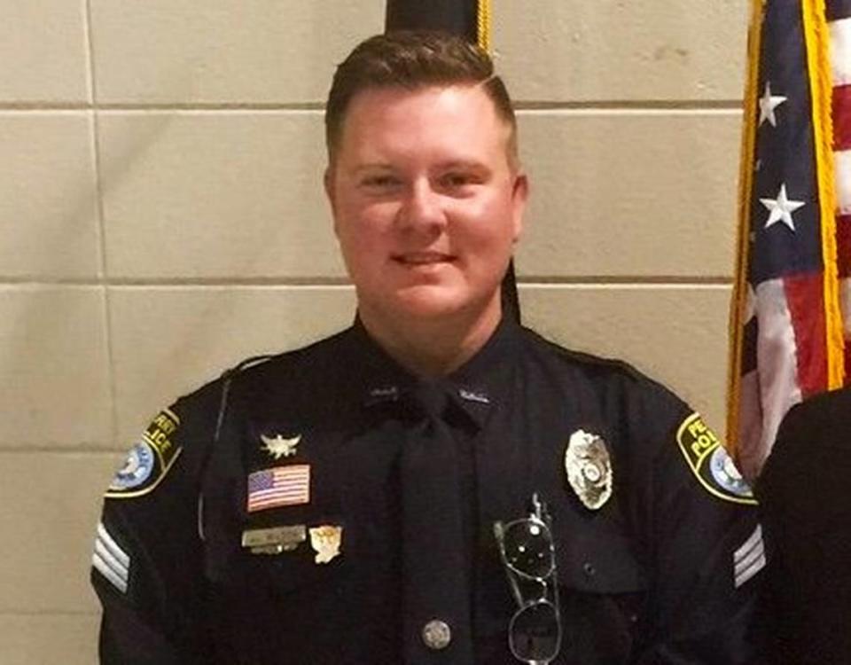 Perry police detective Sgt. J.I. “Ike” Wilcox in a 2017 department photograph.