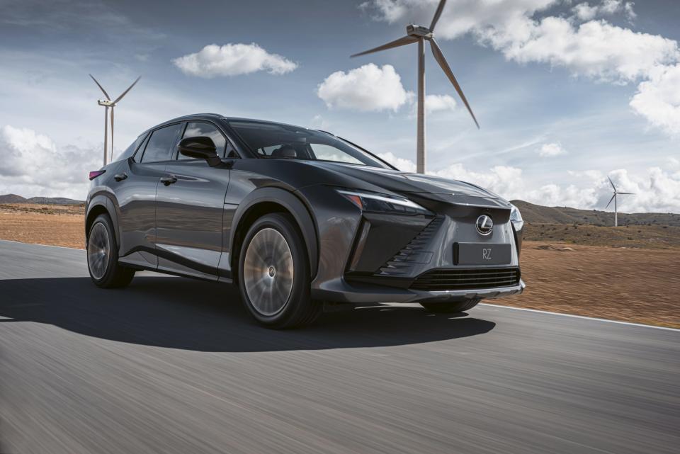 The Lexus RZ 450e EV