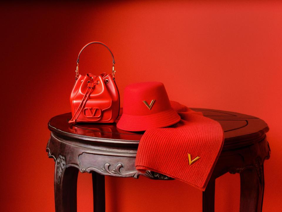 Accessories from the Valentino 2024 Chinese New Year collection.