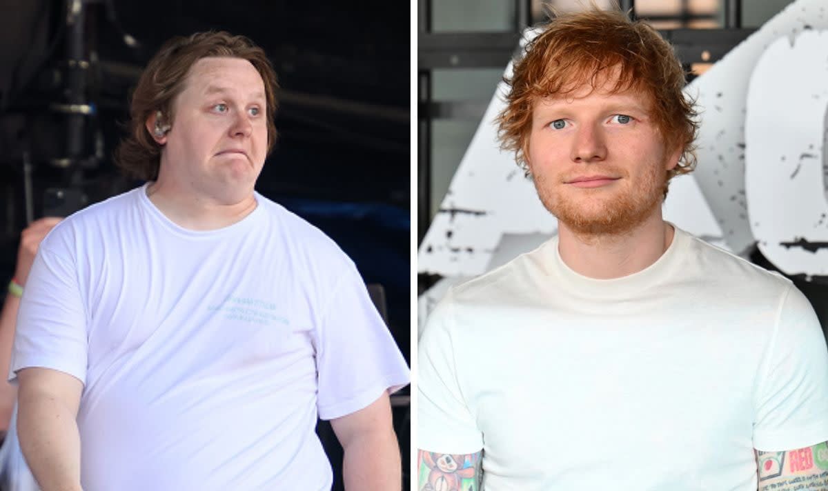 Ed Sheeran has challenged Lewis Capaldi to a boxing match (Getty)