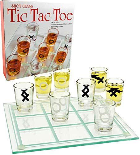 5) Tic-Tac-Toe, Shot Glass Drinking Game