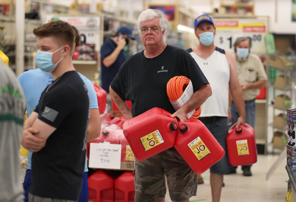 Texas And Louisiana Prepare For Direct Hit From Hurricane Laura