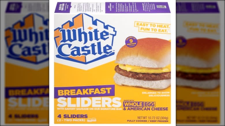 White Castle breakfast sliders