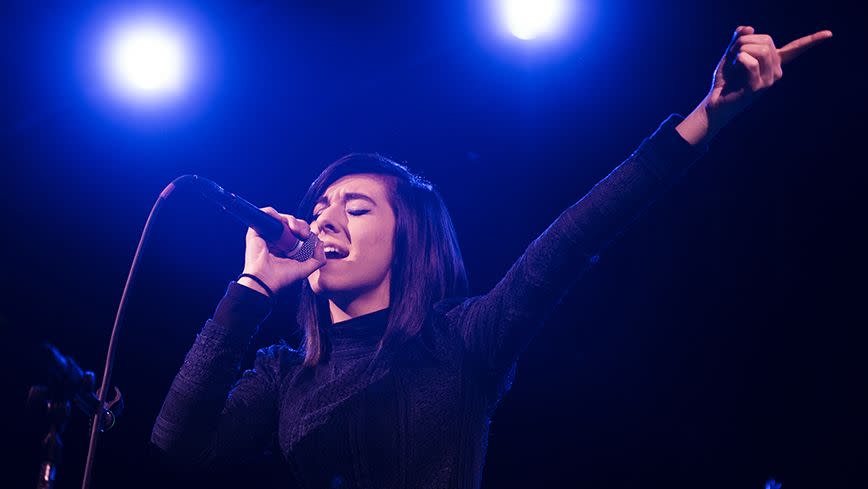 Christina Grimmie performing. Source: Getty