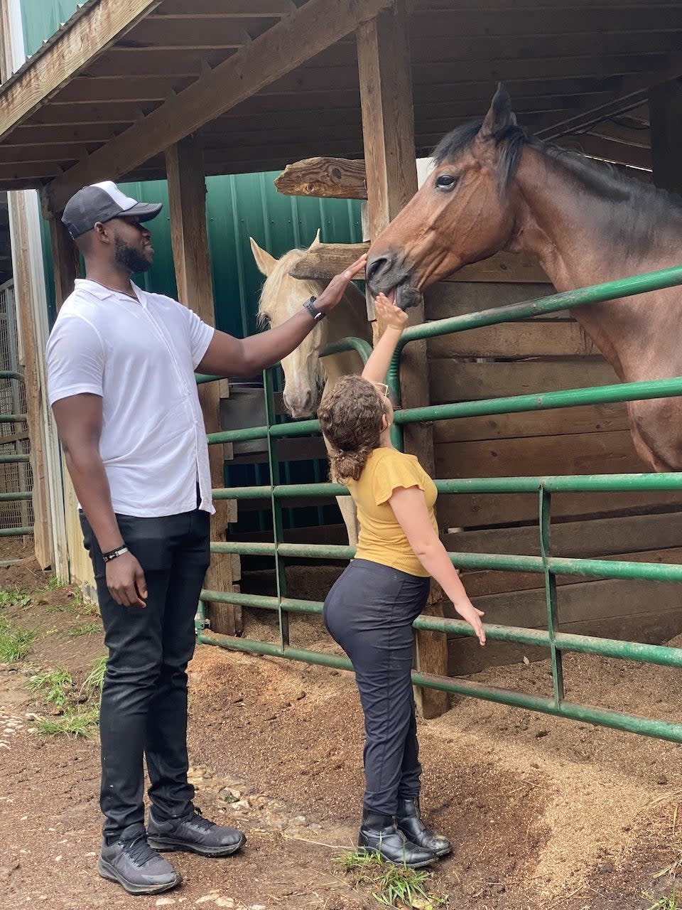 Jaylan Horseback Lesson