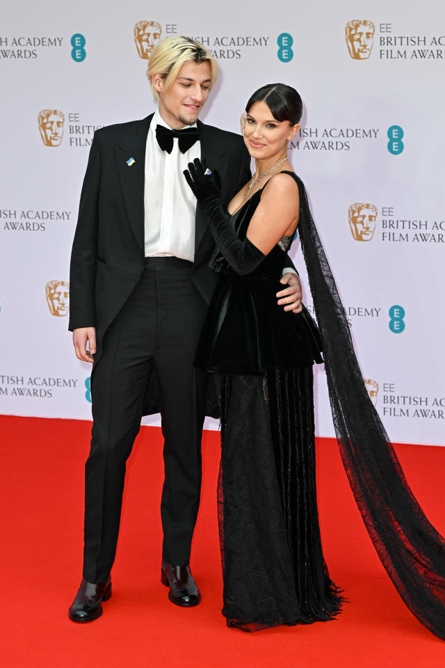 BAFTAs 2022: Millie Bobby Brown, Jake Bongiovi make red carpet debut