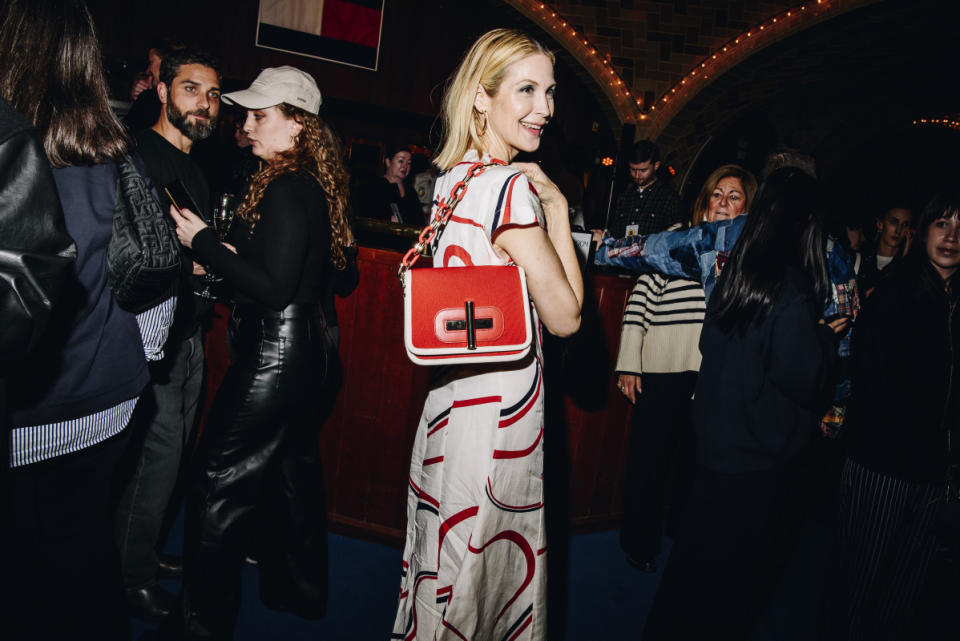 Kelly Rutherford at the Tommy Hilfiger Fall 2024 show in New York.<p>Photo: Nina Westervelt/WWD via Getty Images</p>