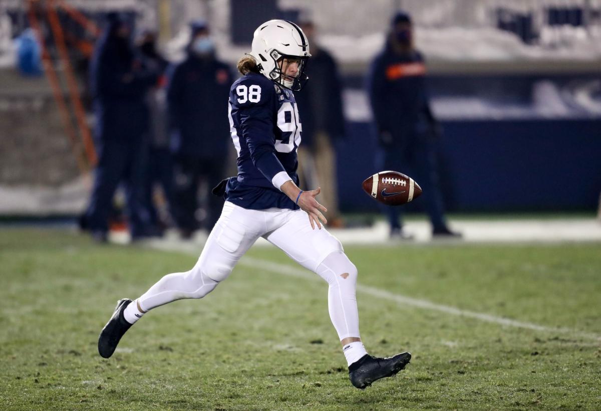 Penn State kicker Jordan Stout adds another weekly Big Ten honor