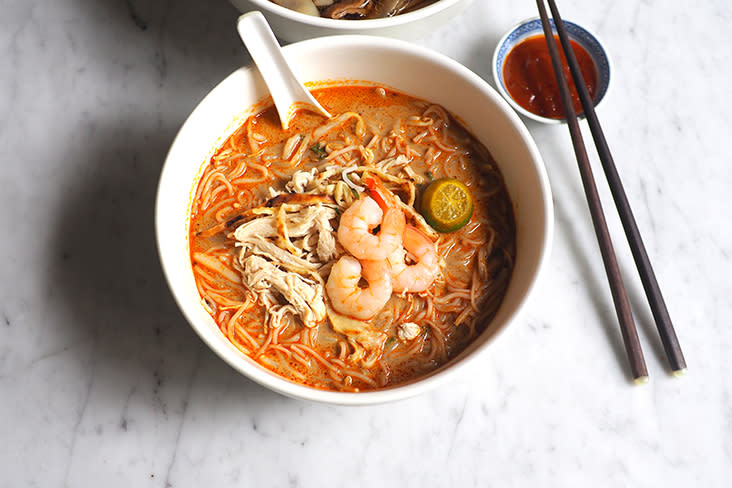 The Sarawak laksa is milder type but still slurp worthy if you like a lighter coconut milk taste