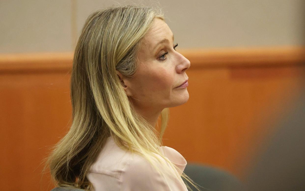 Gwyneth Paltrow in court during her trial in Park City, Utah - Jeffrey D. Allred